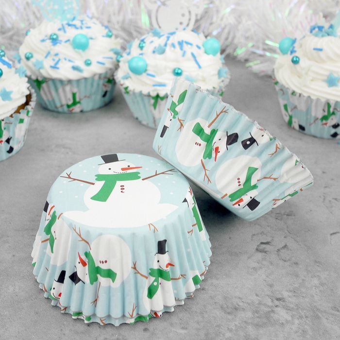 Cápsulas de Cupcakes/Muffins Snow Man
