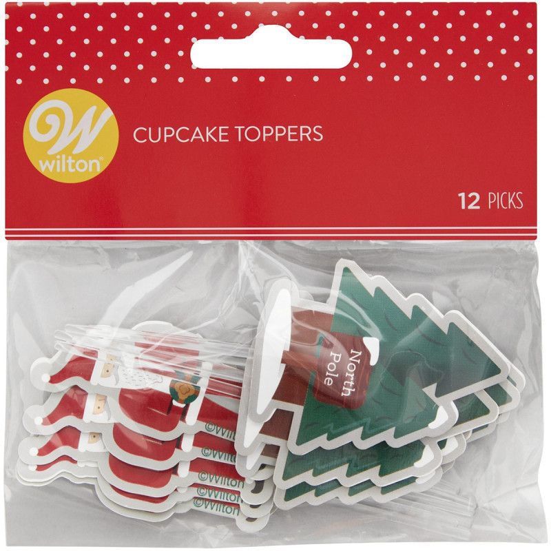 Topper Pai Natal e Árvore 