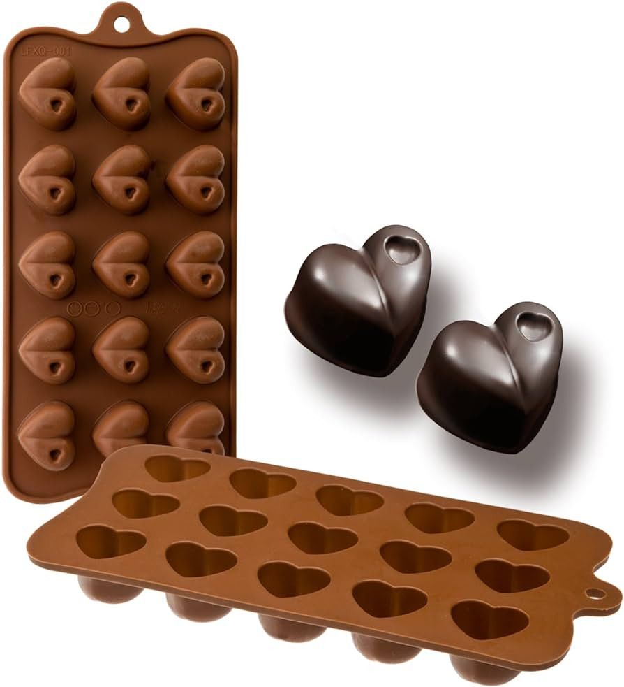 Molde Silicone Bombons Coração Ibili