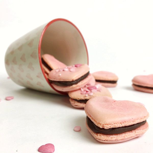 Tapete Silicone para Macarons Coração