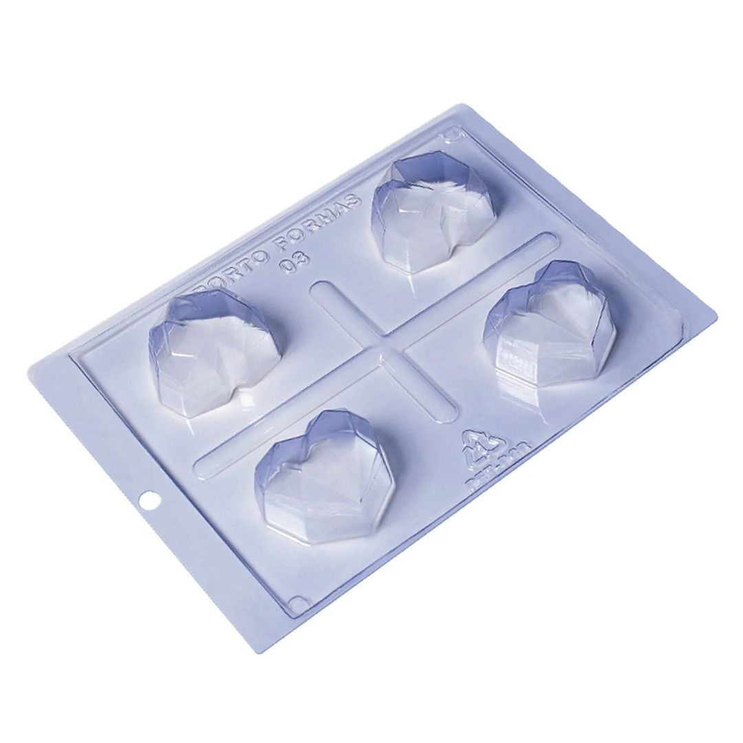 Forma de Trufa Coração Diamond