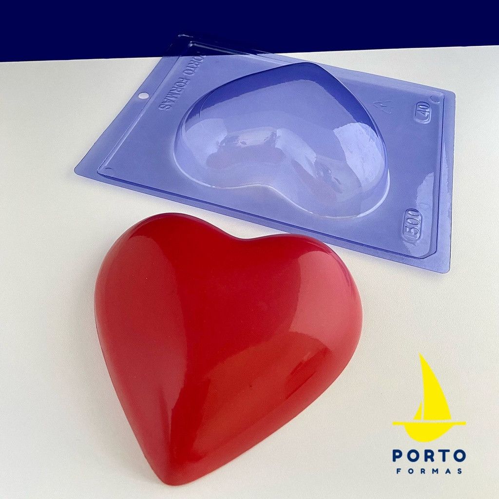 Forma de Coração Liso 500Gr