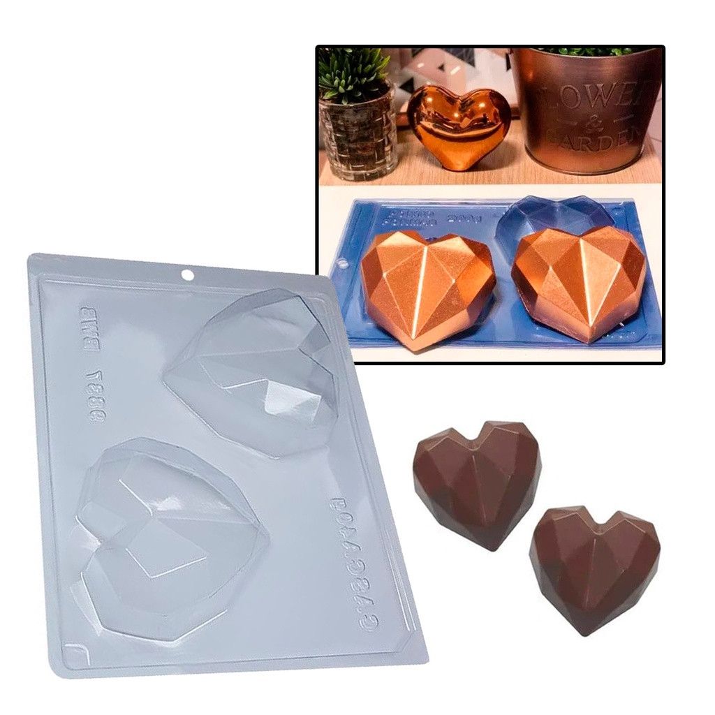 Forma Coração Lapidado 200 Gr BWB