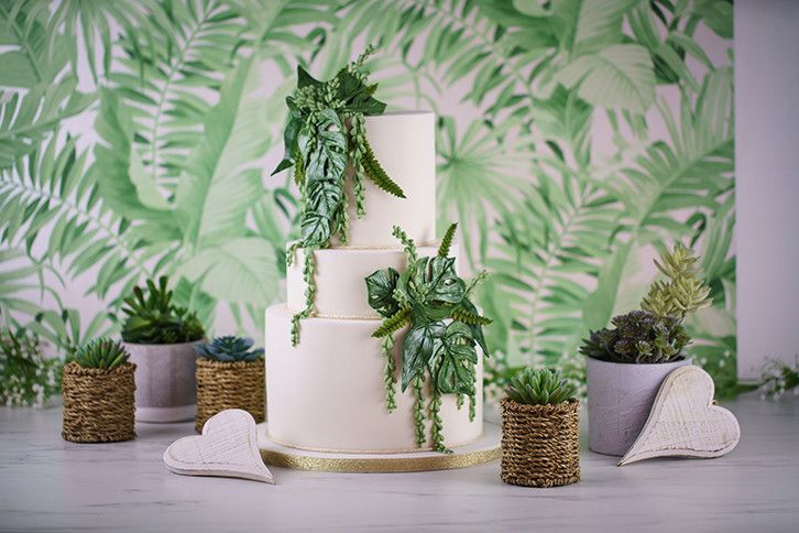 Molde Folhas Tropicais Karen Davies- Tropical Leaves