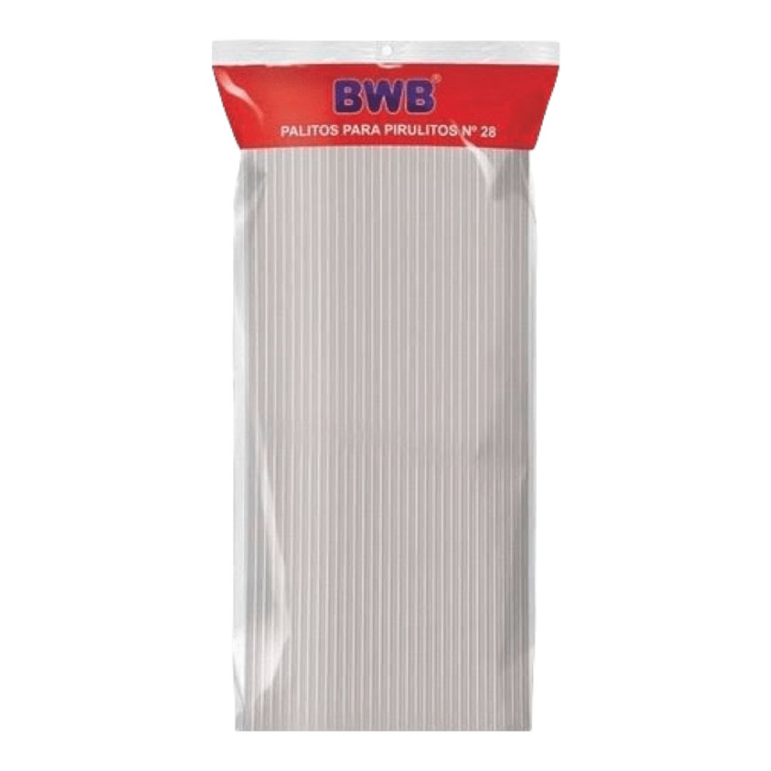 Palitos transparentes BWB nº28 - 50 UNI