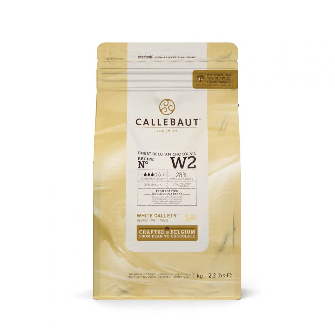 Chocolate Belga Callebaut Branco 1Kg