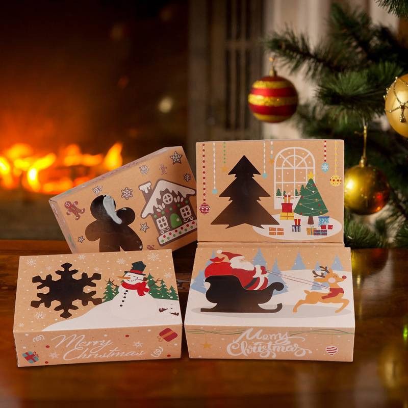 Caixa de Natal com Janela de Exibição