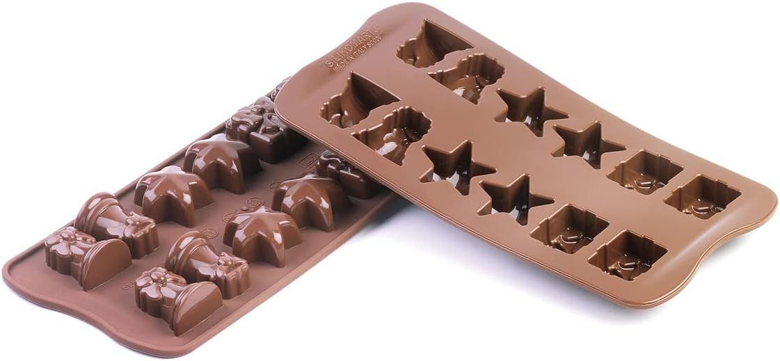 Molde Silicone para Chocolate Christmas