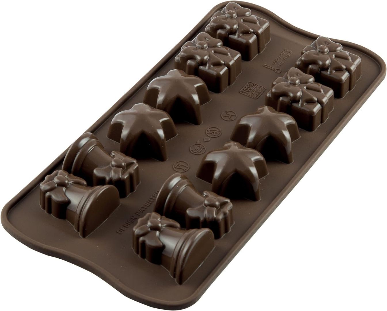 Molde Silicone para Chocolate Christmas