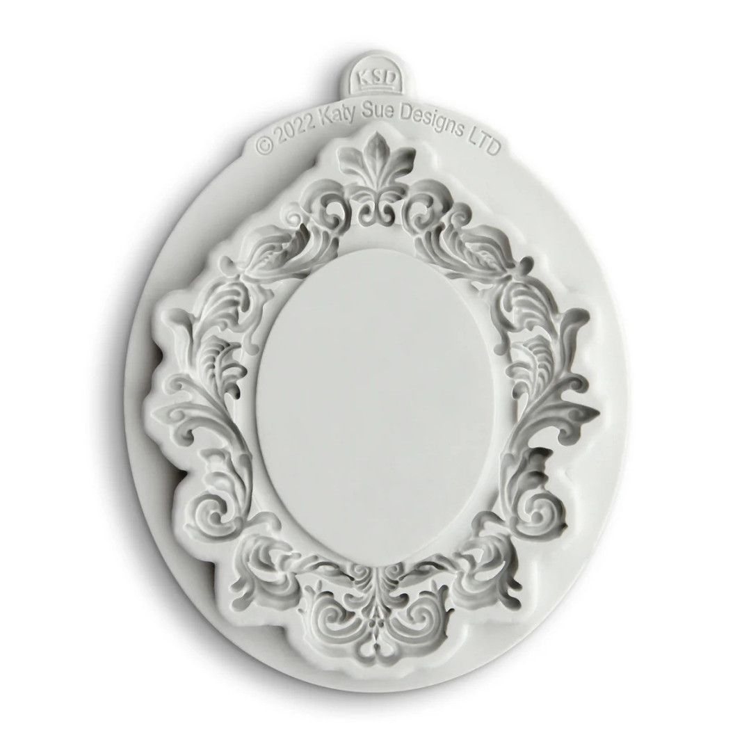 Molde Oval Vintage Ornamentado