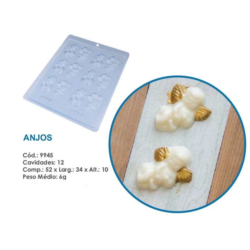 Molde/Forma de Anjinhos BWB