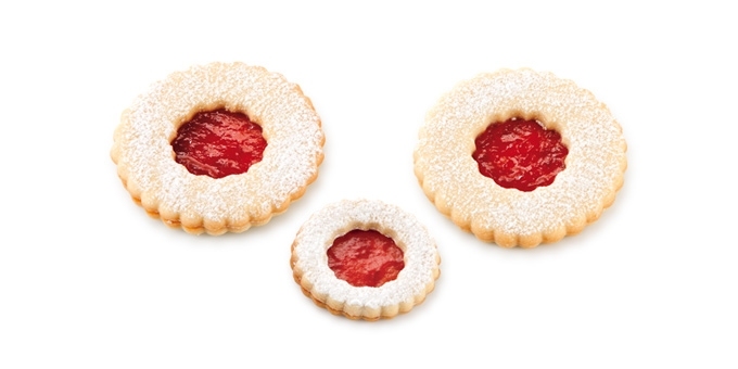 Corta massas de dupla face, flores DELÍCIA, 6 tamanhos