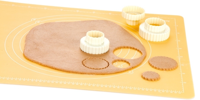 Corta massas de dupla face, flores DELÍCIA, 6 tamanhos