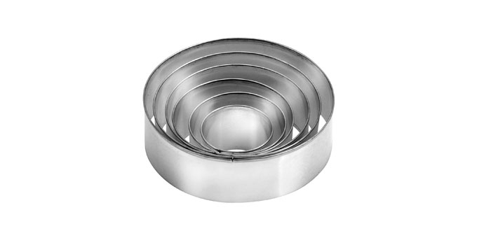 Corta massas redondo DELÍCIA, 6 pcs