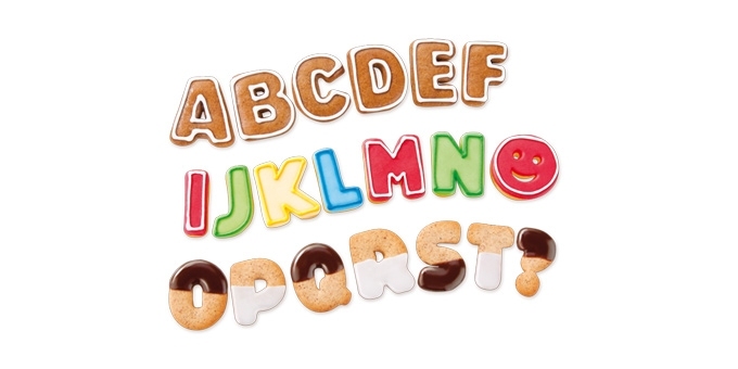 Corta massas alfabeto DELÍCIA KIDS
