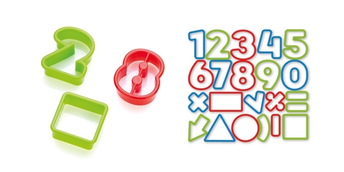 Corta massas números DELÍCIA KIDS, 21 pcs