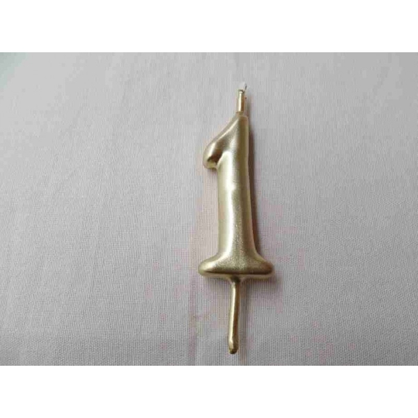 Vela Número Médio Dourado