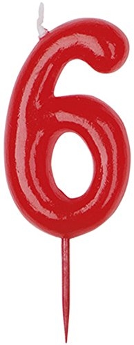 Velas Número Vermelho 