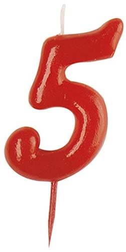 Velas Número Vermelho 