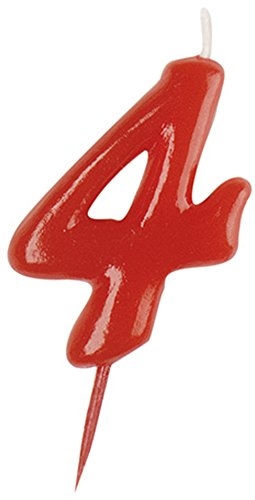 Velas Número Vermelho 