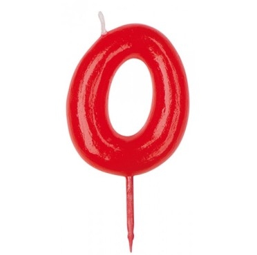 Velas Número Vermelho 