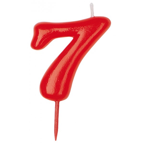 Velas Número Vermelho 