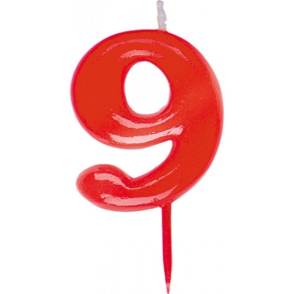 Velas Número Vermelho 