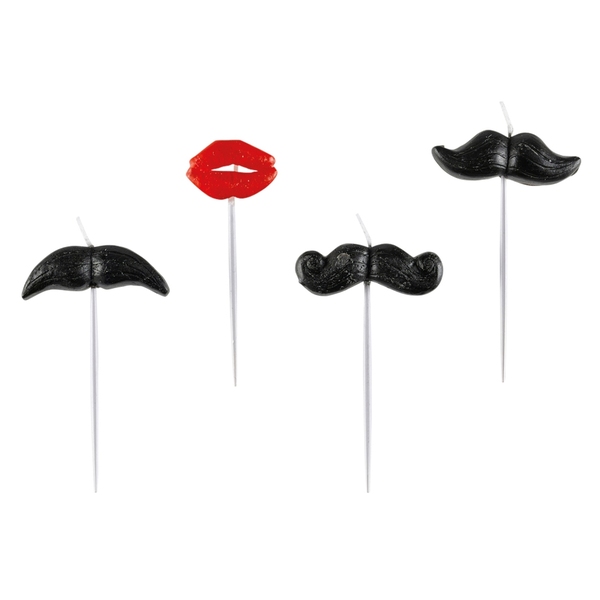 Velas Mini-Figuras Bigode