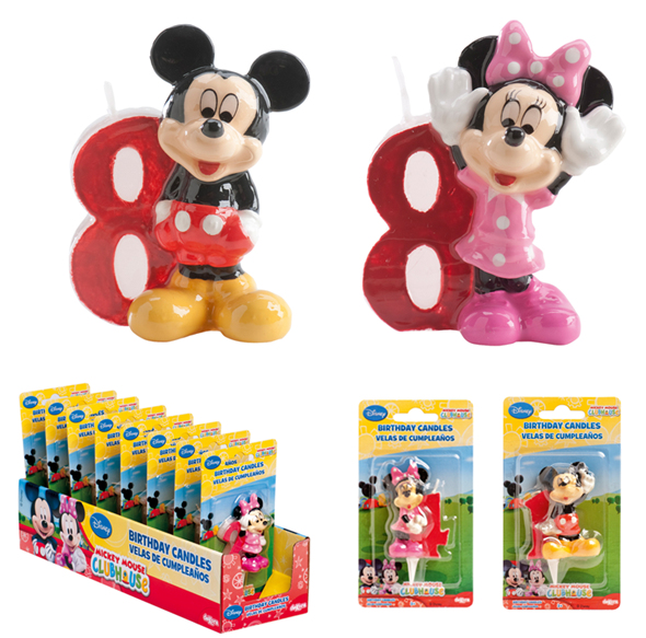 Velas Mickey e Minnie