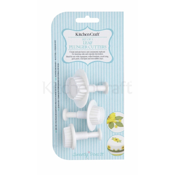 Conjunto de 3 corta-massas com Expulsor 