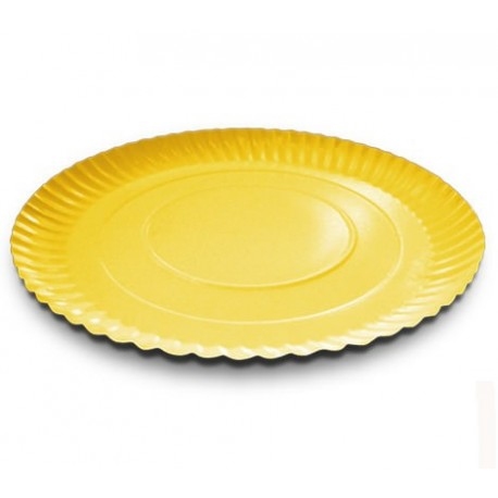 Prato Redondo Dourado 30cm