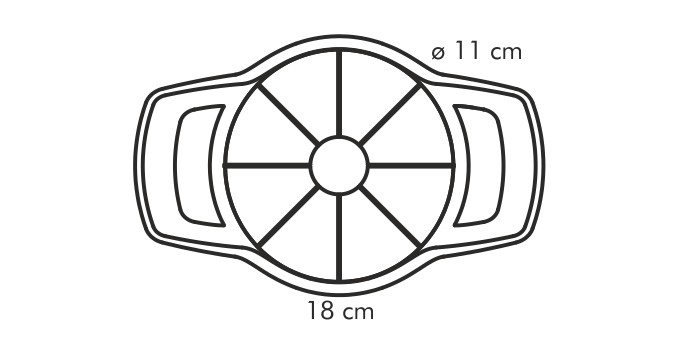 Cortador de Maçãs PRESTO 