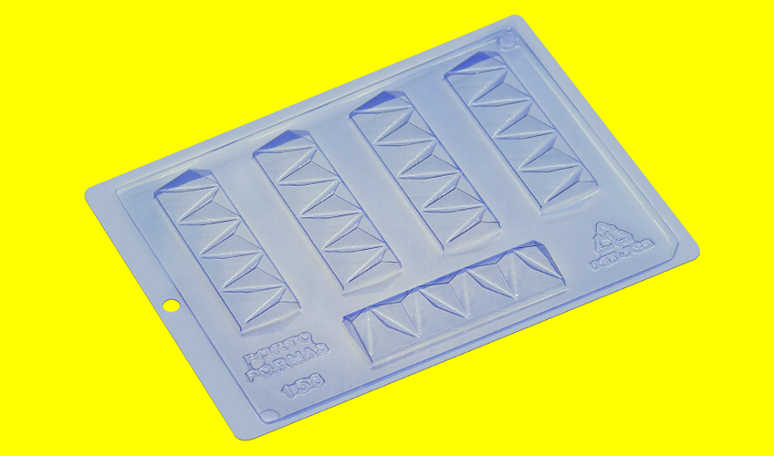 Molde para Chocolate Tirinhas