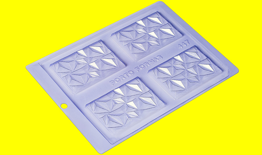 Molde para Chocolate Tablete 3D