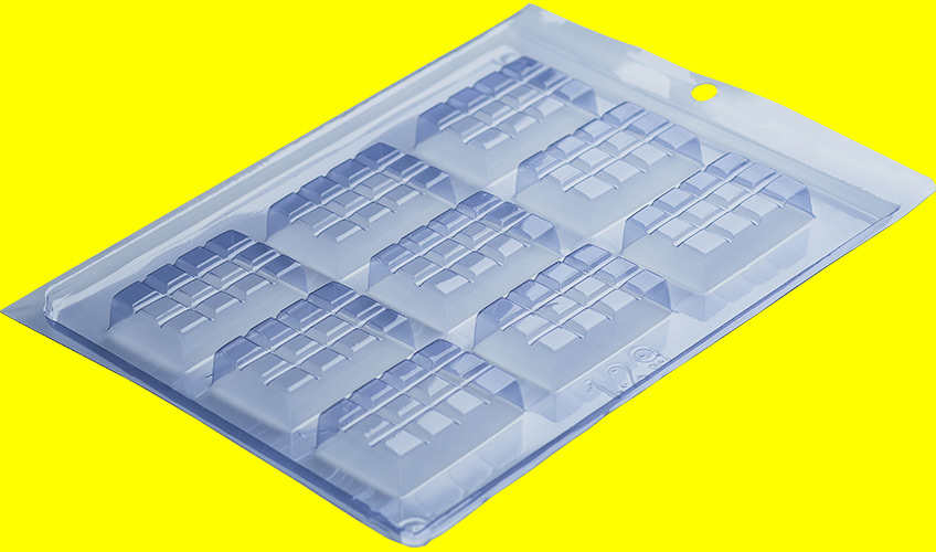 Molde para Chocolate Barrinha retangular