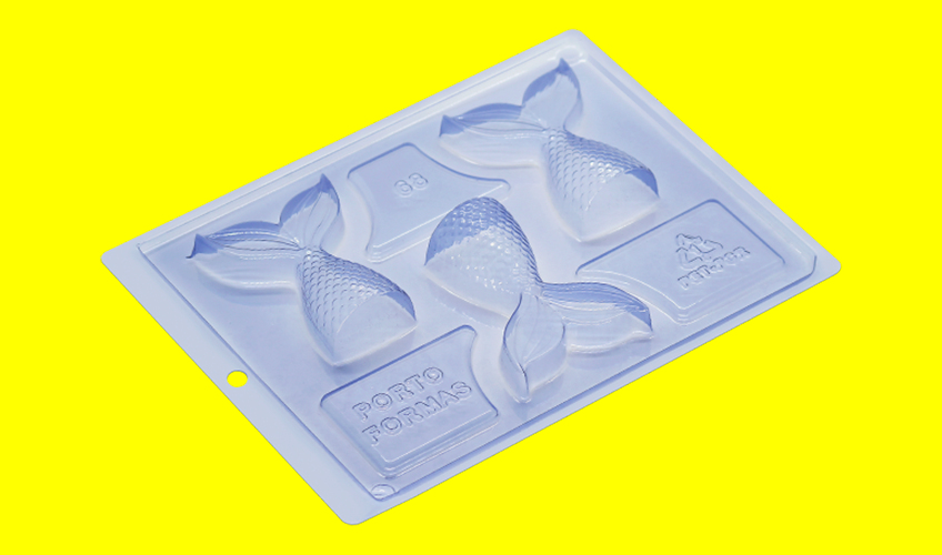 Molde para Chocolate Cauda de Sereia (Especial 3 partes)