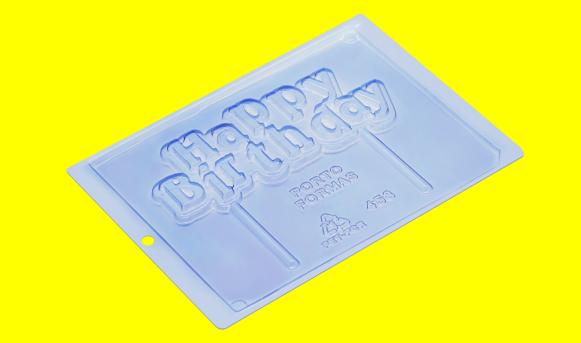 Molde para Chocolate Happy Birthday