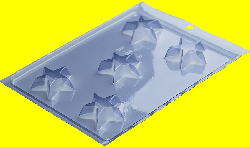 Molde para Chocolate Estrelas 