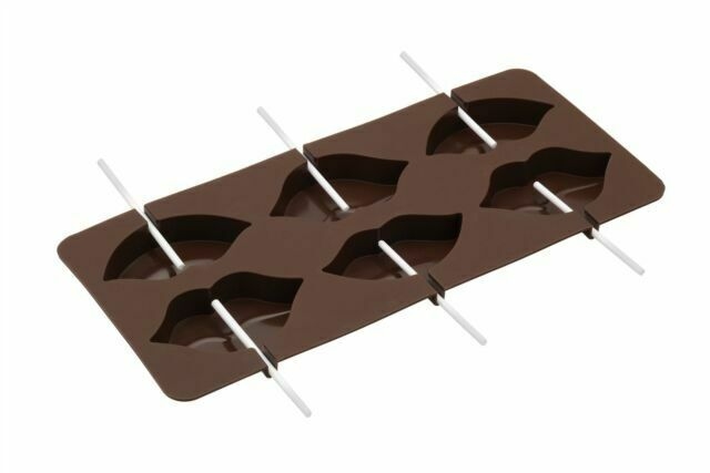 Molde para chocolate em Silicone Lábios  
