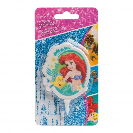 VELA PRINCESA ARIEL 7,5 CM