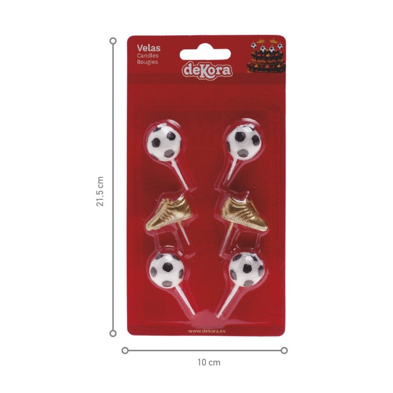 Velas Bota e Bola de Futebol