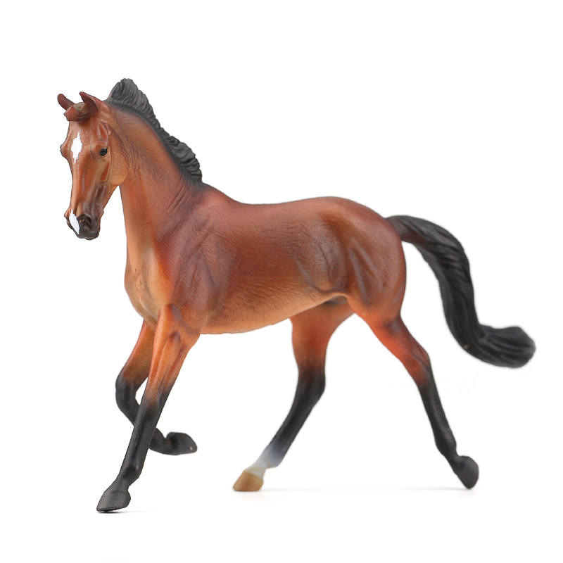 Cavalo castanho PVC