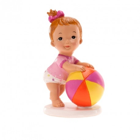 Menina com bola 11 x 7 CM