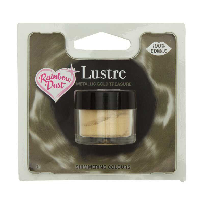 Pó de brilho metallic gold treasure