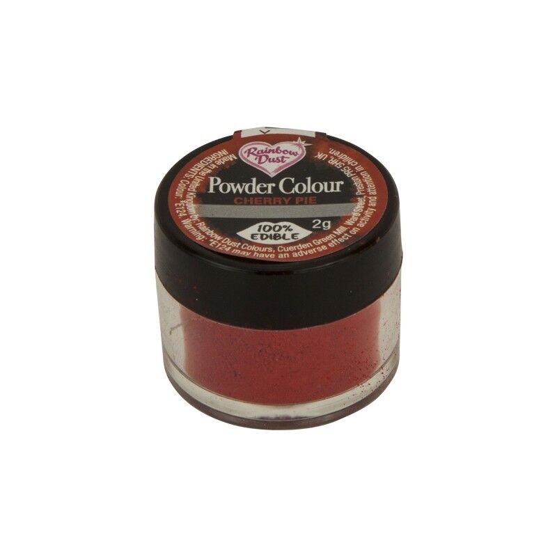 Powder colour cherry pie