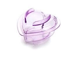 Molde para chocolate caixa coração 