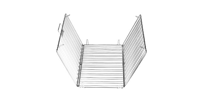 Grelha dobrável DELÍCIA, 45x32 cm