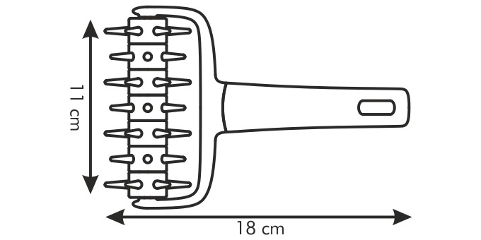 Rolo da massa com bicos DELÍCIA DOLCE