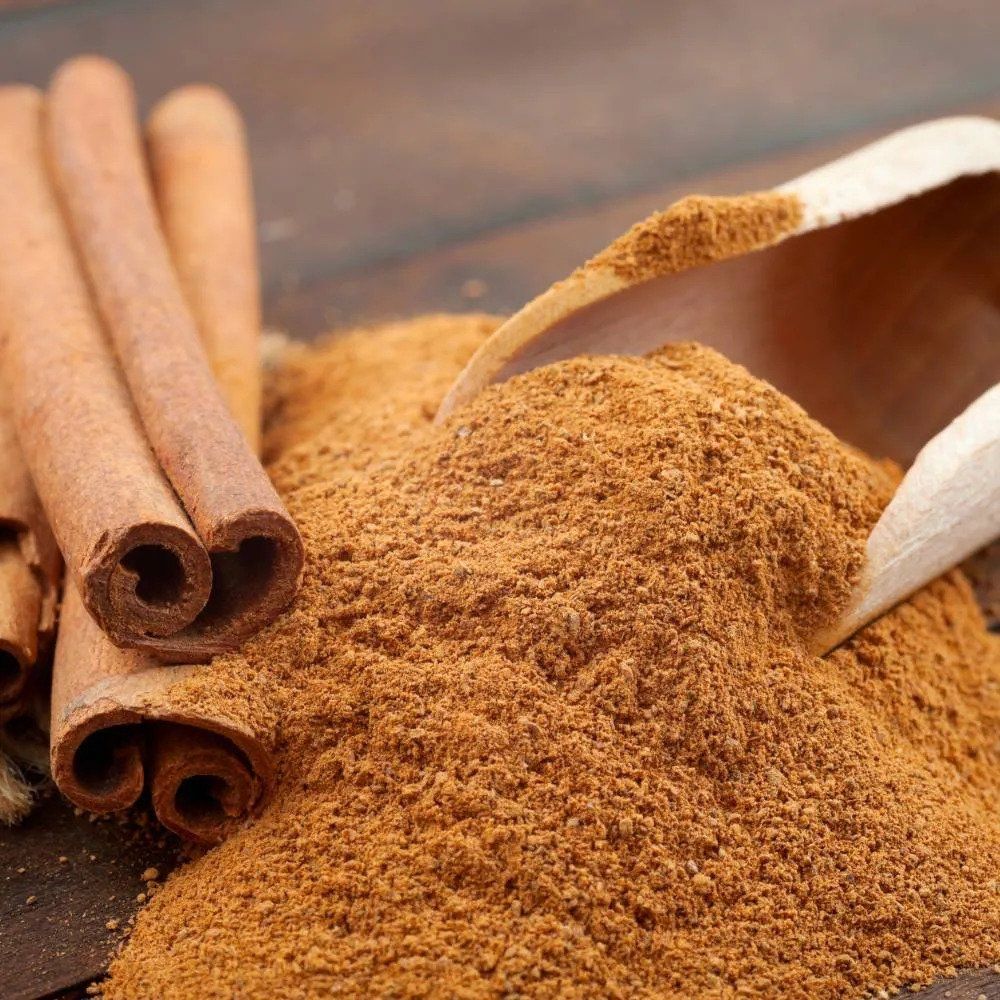 Canela em pó
