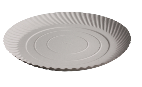 Prato Cartão Branco 23 cm 